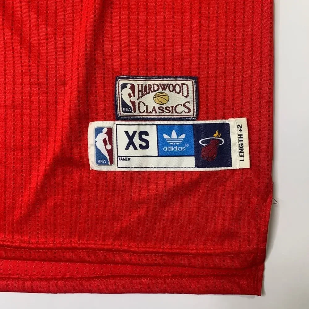 Vintage Miami Heat Jersey Mens XS Red Alonzo Mourning Adidas Hardwood +2 Length